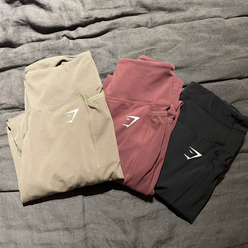Black Gymshark leggings size M